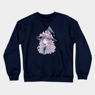 Pastel Goth Crystal Witch Crewneck Sweatshirt